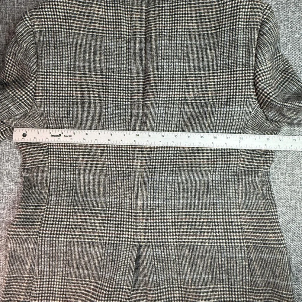 Vintage Men's Wool Blazer | Glen Plaid Jacket Tailored USA Made  | Size 36 Short